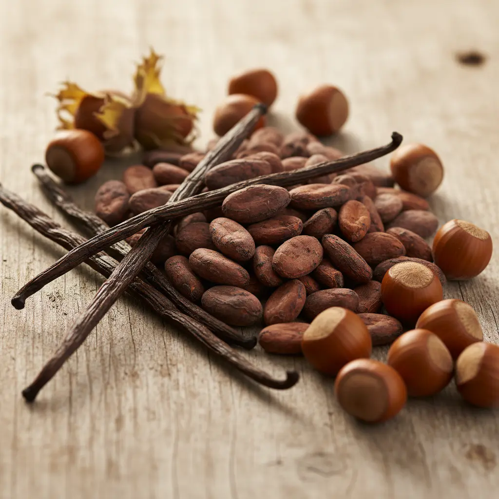 Vegan chocolate selection