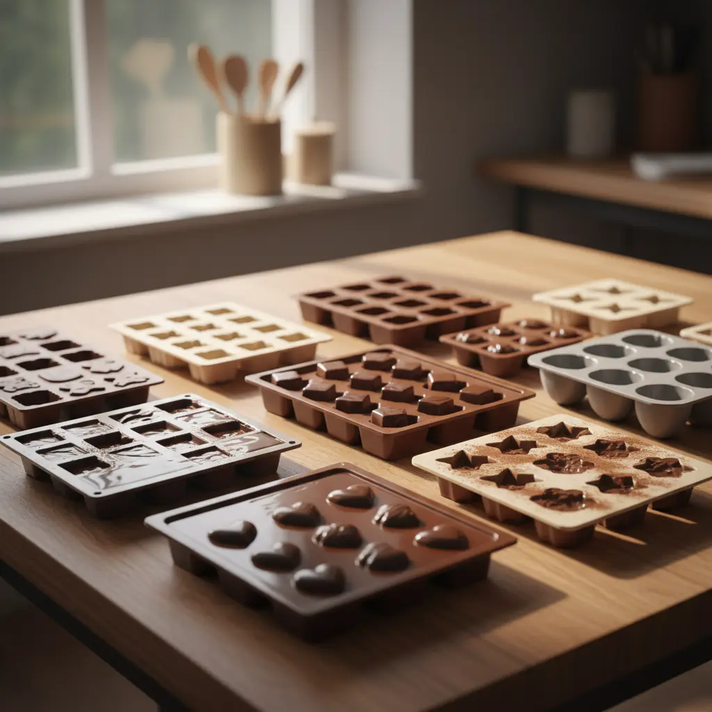 Chocolate moulding trays